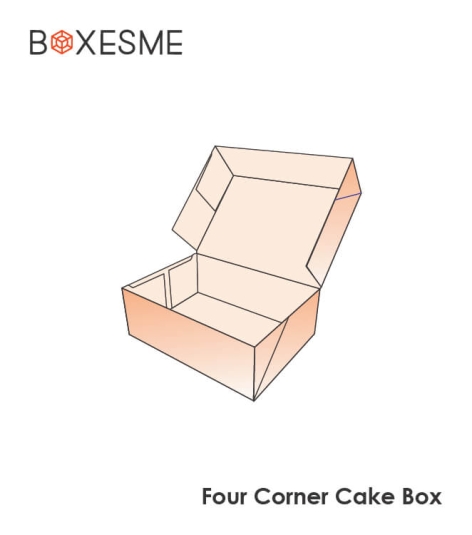 Four Corner Cake Boxes